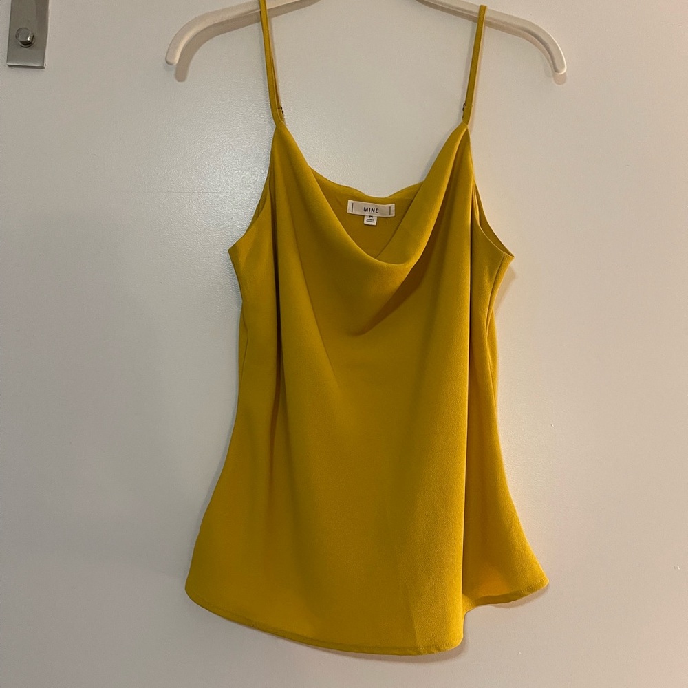 MINE Yellow Tank Top